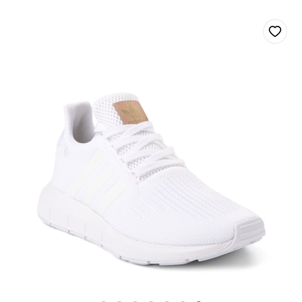 Womens adidas Swift Run Athletic Shoe - White Monochrome